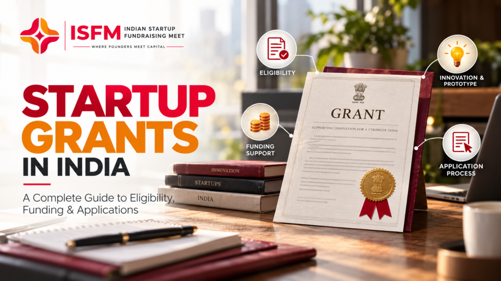 Startup grants in India guide explaining government grants, eligibility, application process and innovation funding
