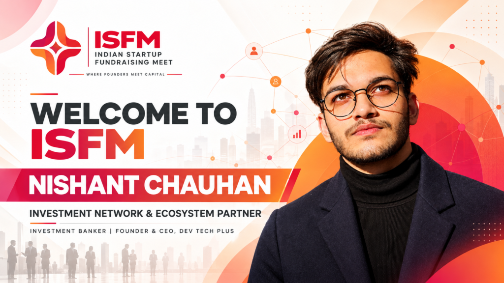 Nishant Chauhan welcomed to ISFM as Investment Network and Ecosystem Partner