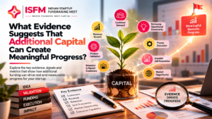Evidence that additional capital can create meaningful startup progress