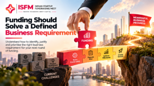 Funding should solve a defined business requirement for startup growth