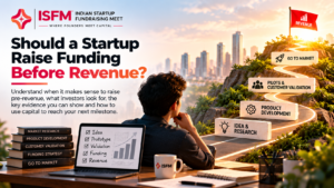 Should a startup raise funding before revenue - ISFM startup fundraising guide